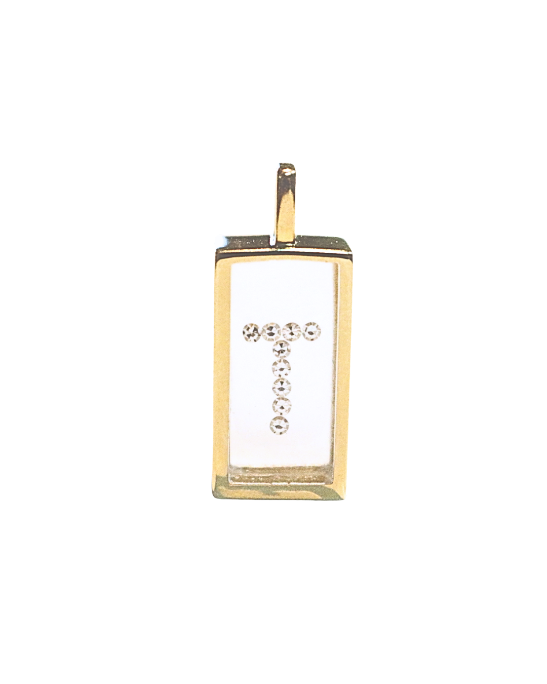 Incogem Floating Diamond Rectangle Pendants