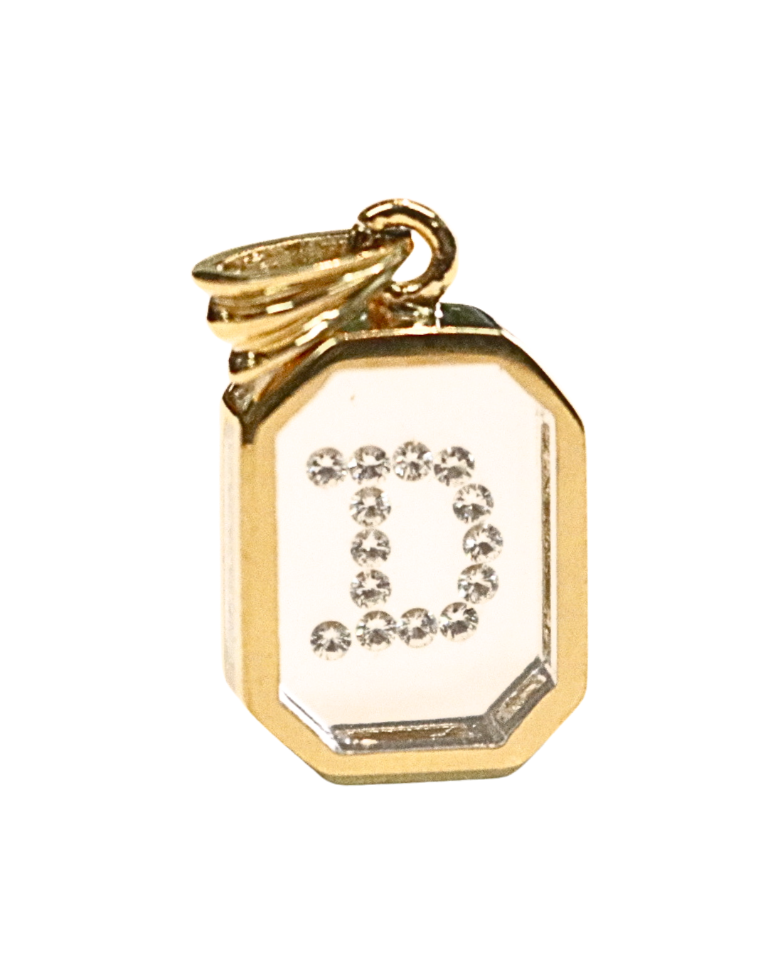 Incogem Floating Diamond Octagon Pendant "D"