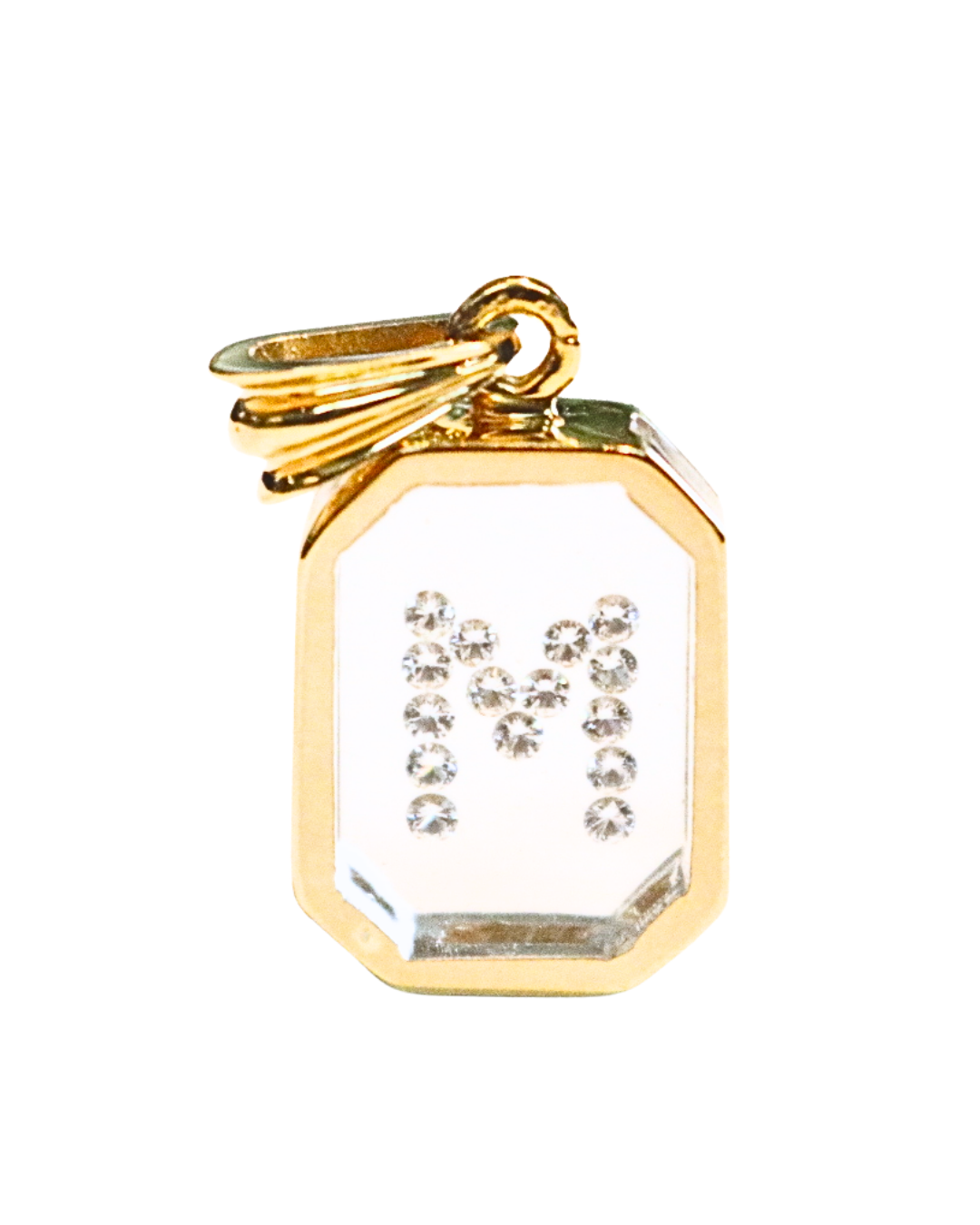 Incogem Floating Diamond Octagon Pendant "M”