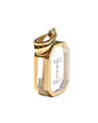 Incogem Floating Diamond Octagon Pendant "I"