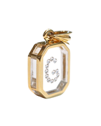 Incogem Floating Diamond Octagon Pendant "G"