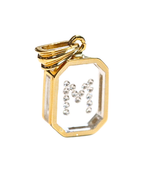 Incogem Floating Diamond Octagon Pendant "M”
