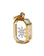 Incogem Floating Diamond Octagon Pendant "Snowflake”