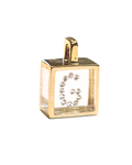 Incogem Floating Diamond Cube Pendant "G"