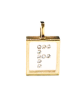 Incogem Floating Diamond Classic Pendant "F"