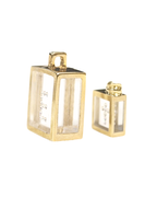 Incogem Floating Diamond Super Pendant "E" Yellow Gold