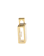 Incogem Floating Diamond Classic Pendant "Princess Cut" Yellow Gold