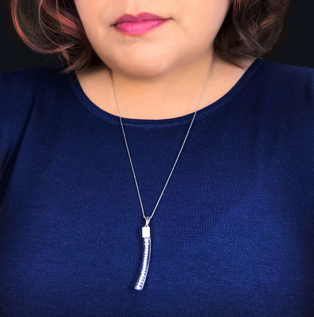 Incogem Floating Diamond Clear Lucite Inline Diamond Horn