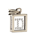 Incogem Floating Diamond Pendant "D" White Gold