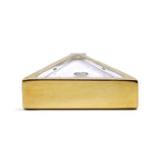 Incogem Floating Diamond "Triangle" Pendant Yellow Gold