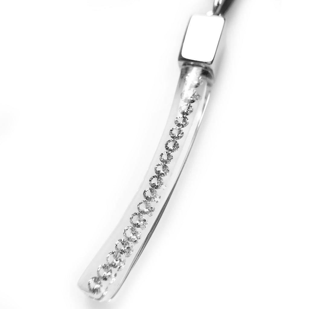 Incogem Floating Diamond Clear Lucite Inline Diamond Horn