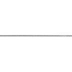 Cable Chain (White Gold 18") 1mm