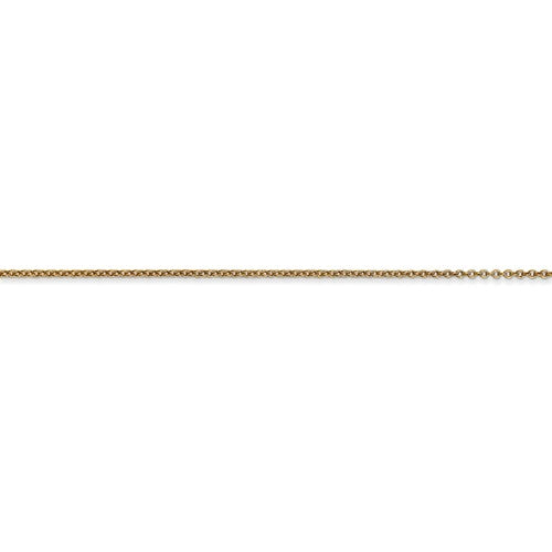 Cable Chain (Yellow Gold 18") 1mm